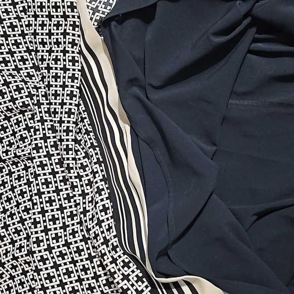 Abercrombie & Fitch Black and White One-Shoulder Maxi Dress - Picture 8 of 15